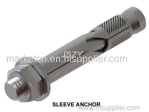 stainless steel sleeve anchor