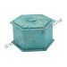 Blue Flower Hexagonal Gift Box