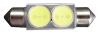 Sell Festoon Automotive LED Bulb with Built-in Current Resistor and 2W