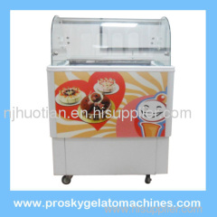 Gelato display freezer