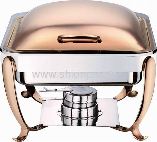 Half size induction chafer with copper plated