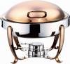 Round induction chafing dish