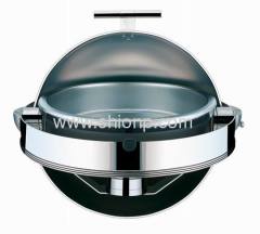 Built-in round stainless steel chafing dishes