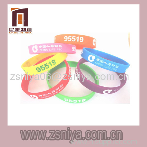 silicone bracelet,silicone wristband