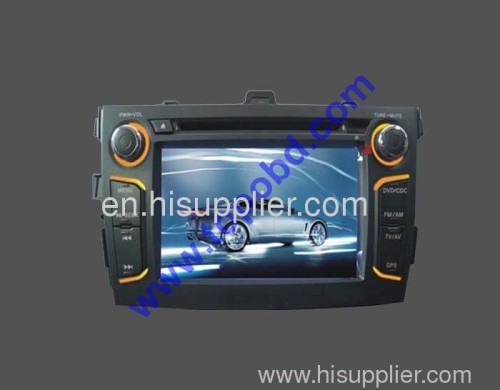 7 INCH CAR DVD PLAYER WITH GPS FOR TOYOTA COROLLA-A High Quality
