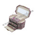 Fabric Hinge locked Make up Box