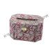 Fabric Hinge locked Make up Box