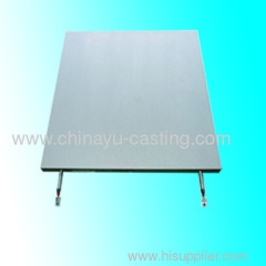 Aluminum cast heat platen