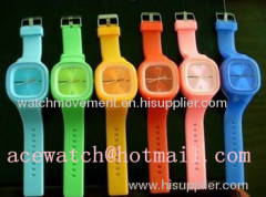 silicone watch N (jelly watch) silica gel wristwatches
