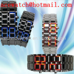 Fashion lava led watch Japanese style LED watch new design led watches