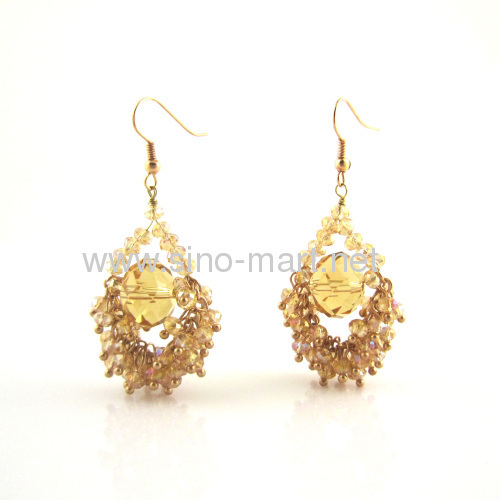 Chadelier golden earrings