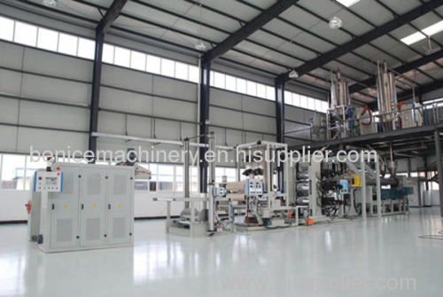 Multi-layer co-extrusion line sheet extrusion line
