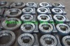Slewing drive of rotary device in stock