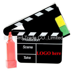 Clapboard shape promotion highlighter pens