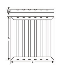 double layers Baffle filters