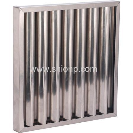 Stainless steel baffle filters