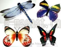 Dragonfly Fridge Magnet & Butterfly Fridge Magnet