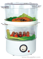 2 Tiers mini electric food steamer