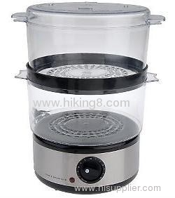 2- layer plastic Food steamer with 400W