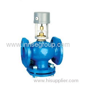 Flange-type control valve