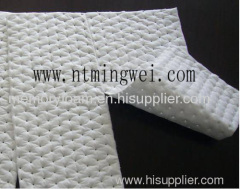 dimple oil absorbent pad