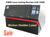 Fiber laser machines cutting steel