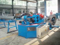 roller shear spiral duct machine