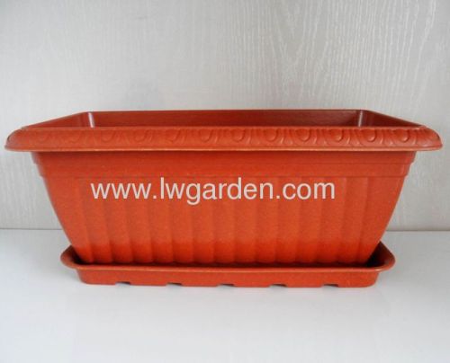 biodegradable rectangular flower pots