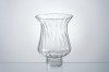 clear glass votive candle holder