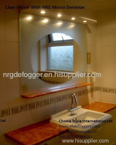 mirror demister element for bathroom cabinets mirrors