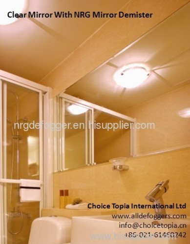 fog proof mirror for shower mirror