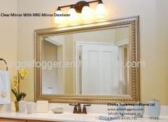 mirror demister pads with mirror for bathroom
