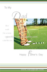 father golf card