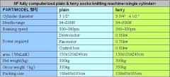 socks machine automatic sock knitting machine