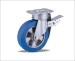 industrial casters bule polyurethane wheel