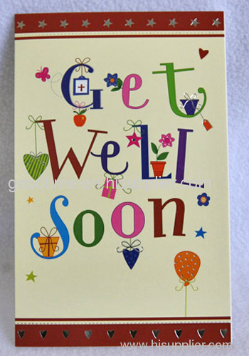 Get Well Card Manufacturer From China Ningbo Goodtime Industry 