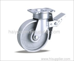 Swivel Caster with Cast iron wheel high load capacity