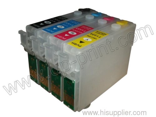 E-pson T12/T22/TX120/ME32/ME320/ME330/ME560/ME900/ME960 Refillable ink cartridge
