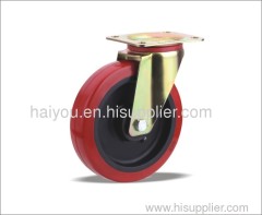 fixed caster with tpu wheel (nylon core) china wholesale