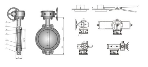 Wafer-Type Butterfly Valve