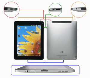 hot selling 9.7 inch mid epad tablet pc RK3066 dual core