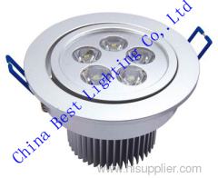 5w AC85-265V AL body round led downlight