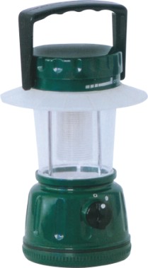 camping lantern green