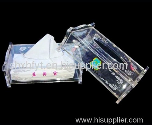 ACRYLIC TISSUE BOX