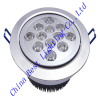 12w round led downlight