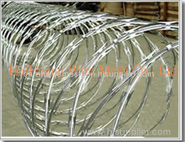 Factory price Electro galvanized razor barbed wire