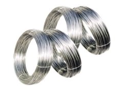 Electro galvanized binding wire