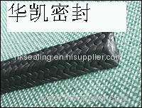 PTFE graphite fiber braided packing (Balck PTFE packing )