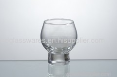 floating glass candle holder