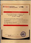 FDA certificate